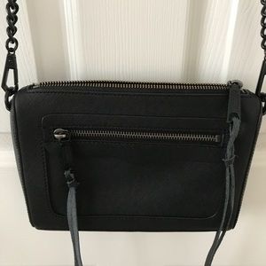 Rebecca Minkoff Black Saffiano Ltd. Ed. Crossbody